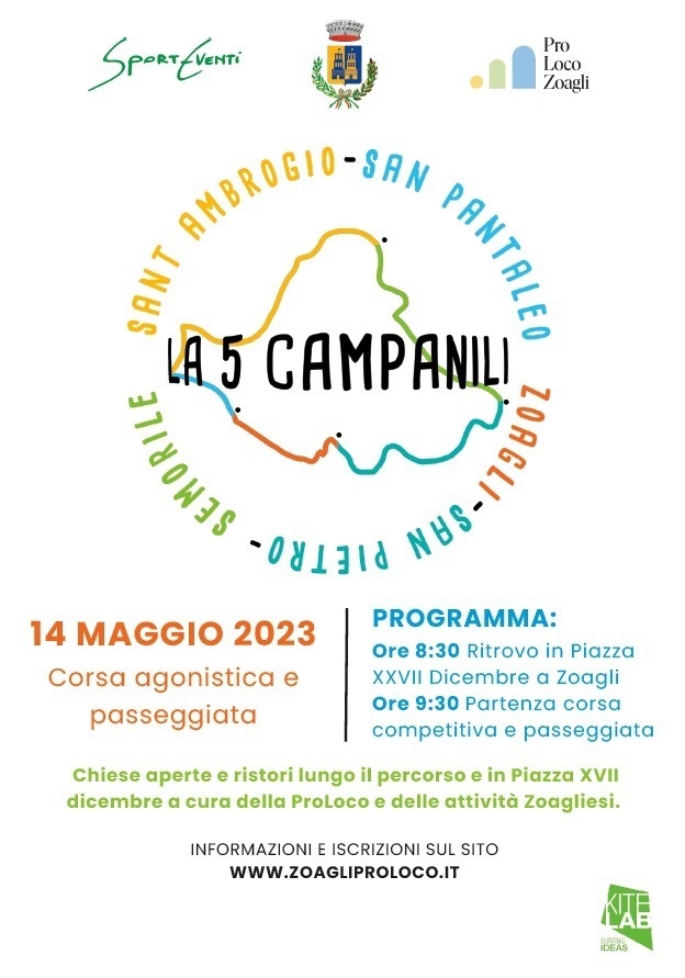 MARCIA 5 CAMPANILI 2023 - Inscríbete