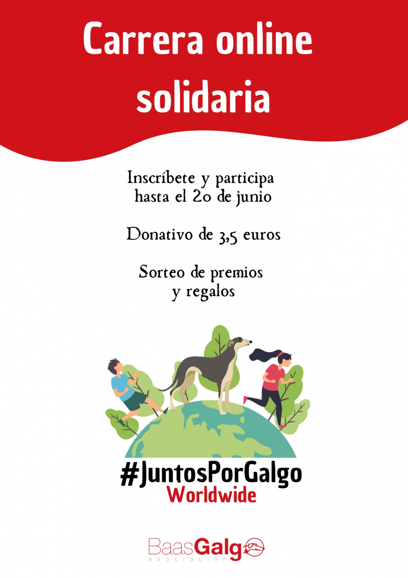 CARRERA JUNTOS POR GALGO WORLDWIDE  - Inscríbete