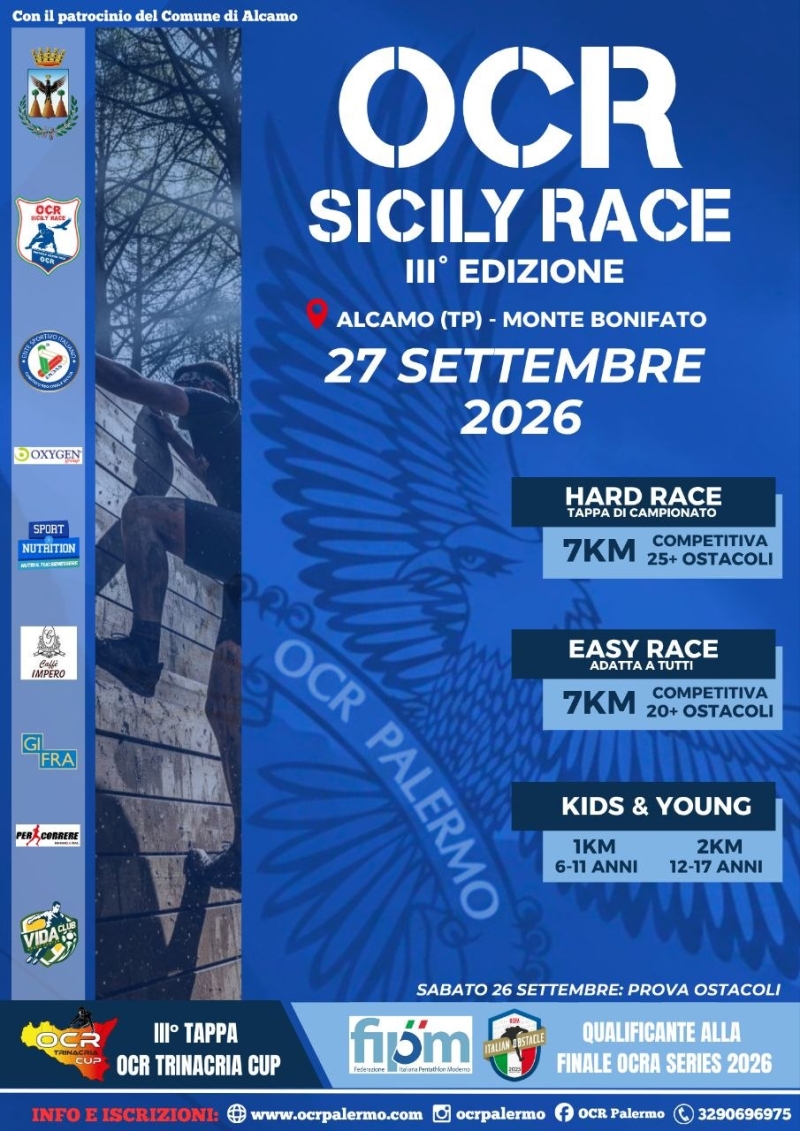 OCR SICILY RACE - ALCAMO/BONIFATO - III° EDIZIONE - Iscriviti
