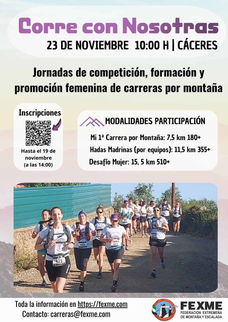 CORRE CON NOSOTRAS 2024 - Inscríbete