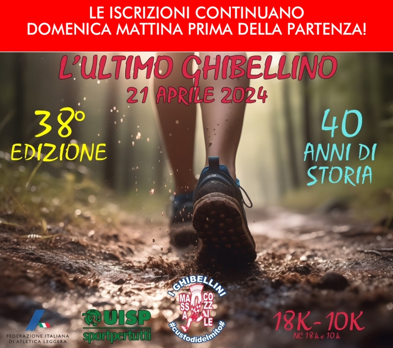 L'ULTIMO GHIBELLINO - 38° EDIZIONE - Inscríbete