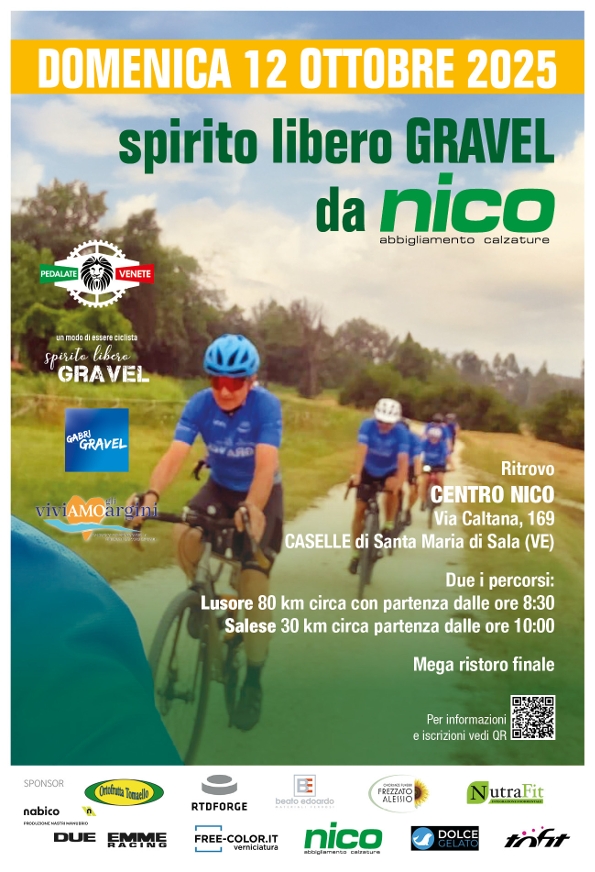 SPIRITO LIBERO GRAVEL DA NICO 2025 - Iscriviti