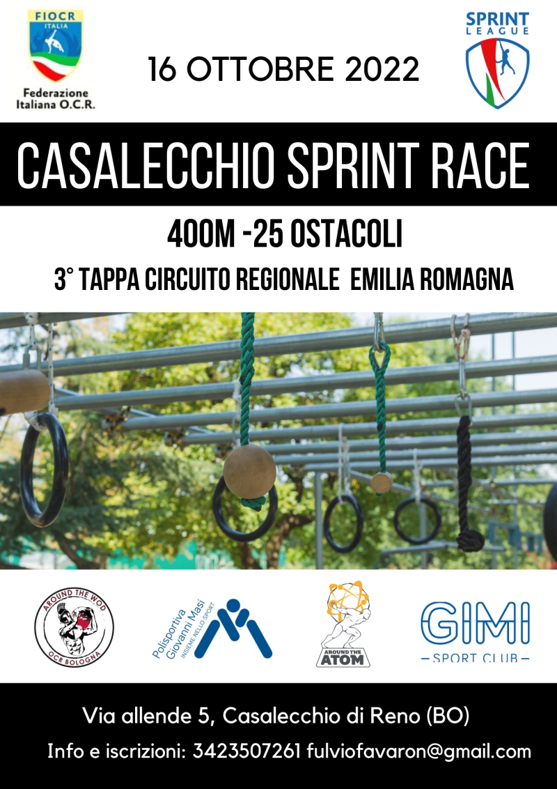 CASALECCHIO SPRINT RACE - 2022 - Iscriviti