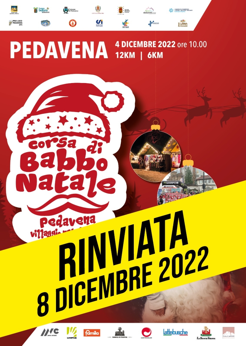 CORSA DI BABBO NATALE - 12 KM COMPETITIVA - Zur Anmeldung