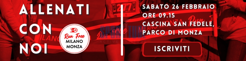ALLENAMENTO MILANO MONZA RUN FREE - Register