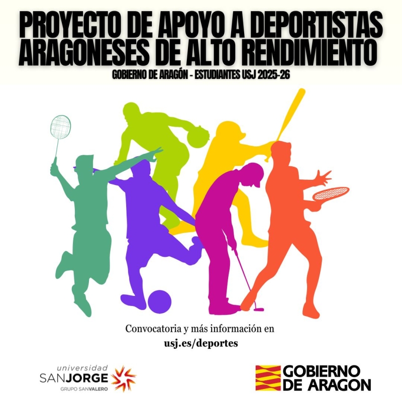 PROYECTO DE APOYO A DEPORTISTAS ARAGONESES DE ALTO RENDIMIENTO DEL GOBIERNO DE ARAGÓN ESTUDIANTES USJ CURSO 2024-25. - COPIA - Inscríbete