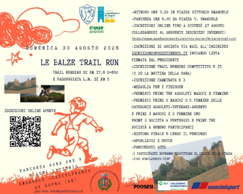 LE BALZE TRAIL RUN - Inscríbete