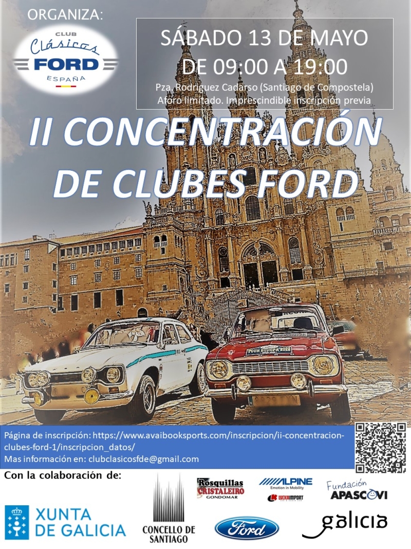 II CONCENTRACIÓN CLUBES FORD - Inscríbete