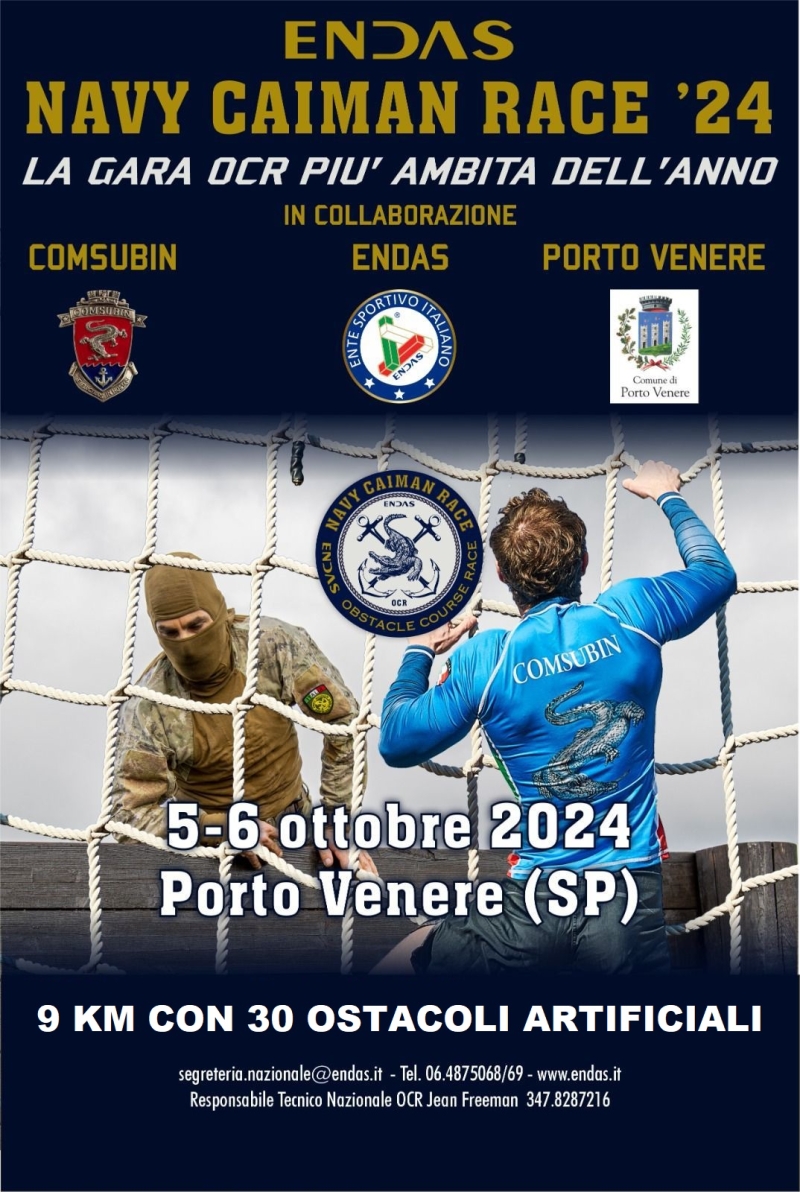 NAVY CAIMAN RACE 2024 - Iscriviti