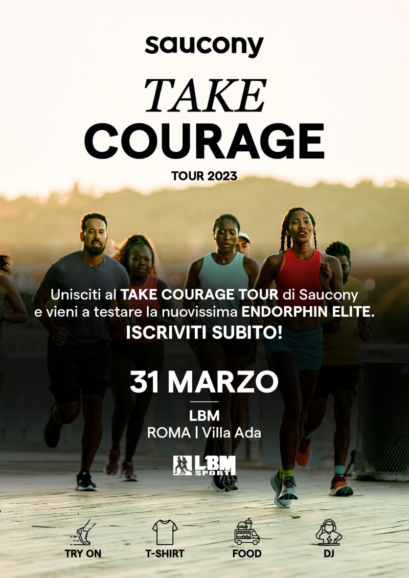 SAUCONY TAKE COURAGE TOUR - LBM - Prijavi se