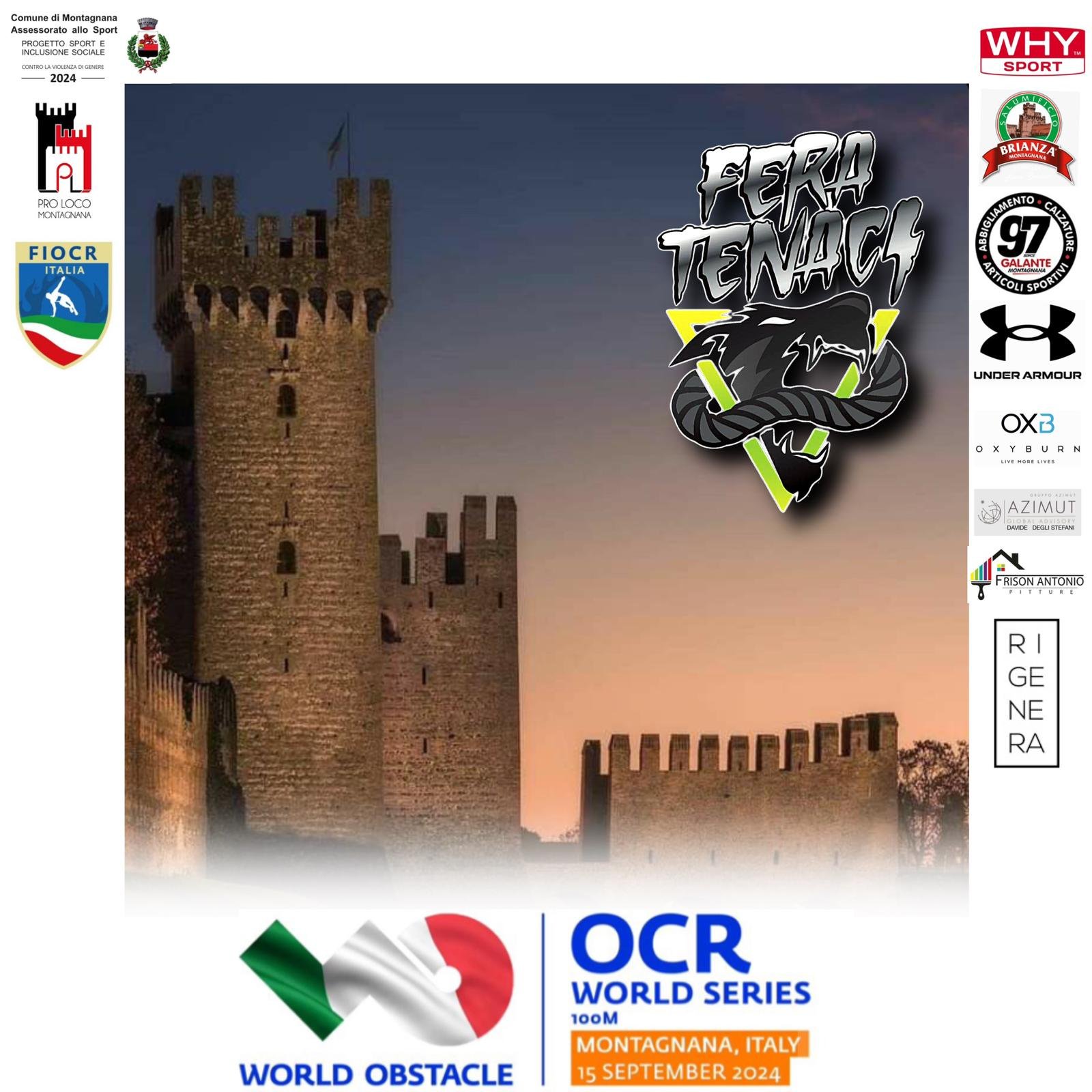 OCR WORLD SERIES SUPERSPRINT 100MT FERA TENACI - Iscriviti