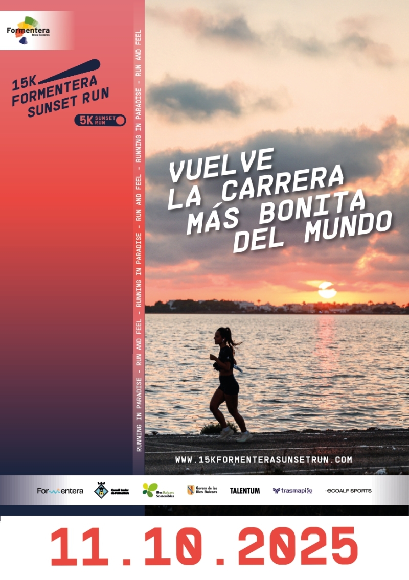 15K FORMENTERA SUNSET RUN - LUNCH & MUSIC 2025 - Iscriviti