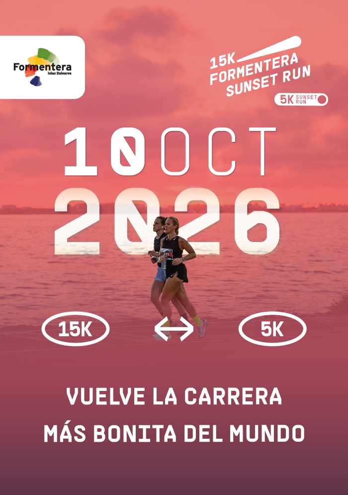 15K FORMENTERA SUNSET RUN 2026 - YOGA - Inscríbete