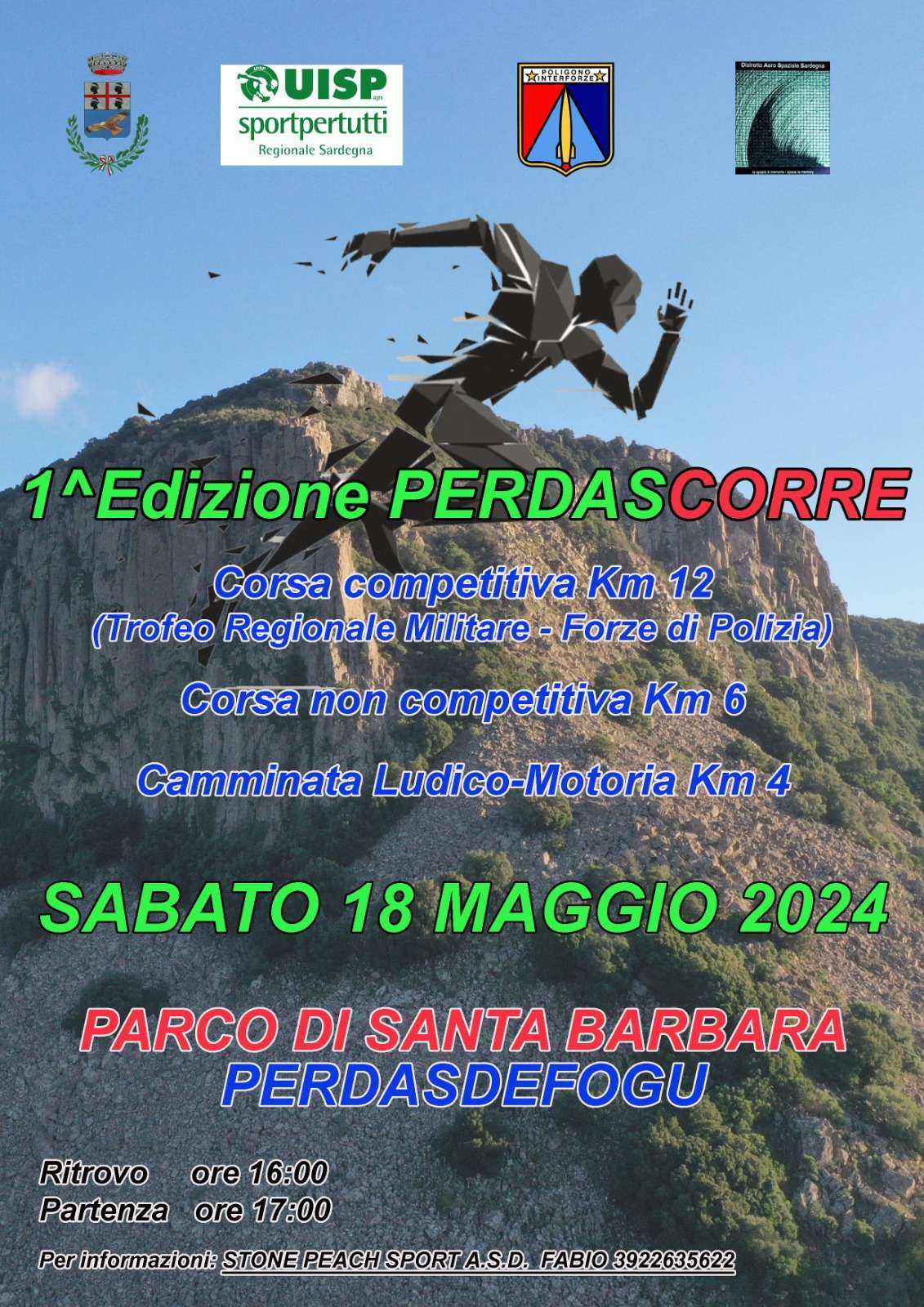 PERDASCORRE 2024 - CAMMINATA LUDICO MOTORIA 4 KM - Register
