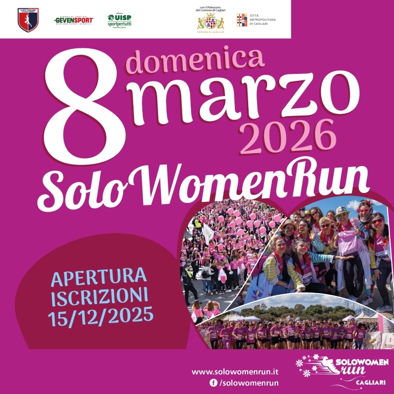 SOLOWOMENRUN CHALLENGE 2026 - Iscriviti