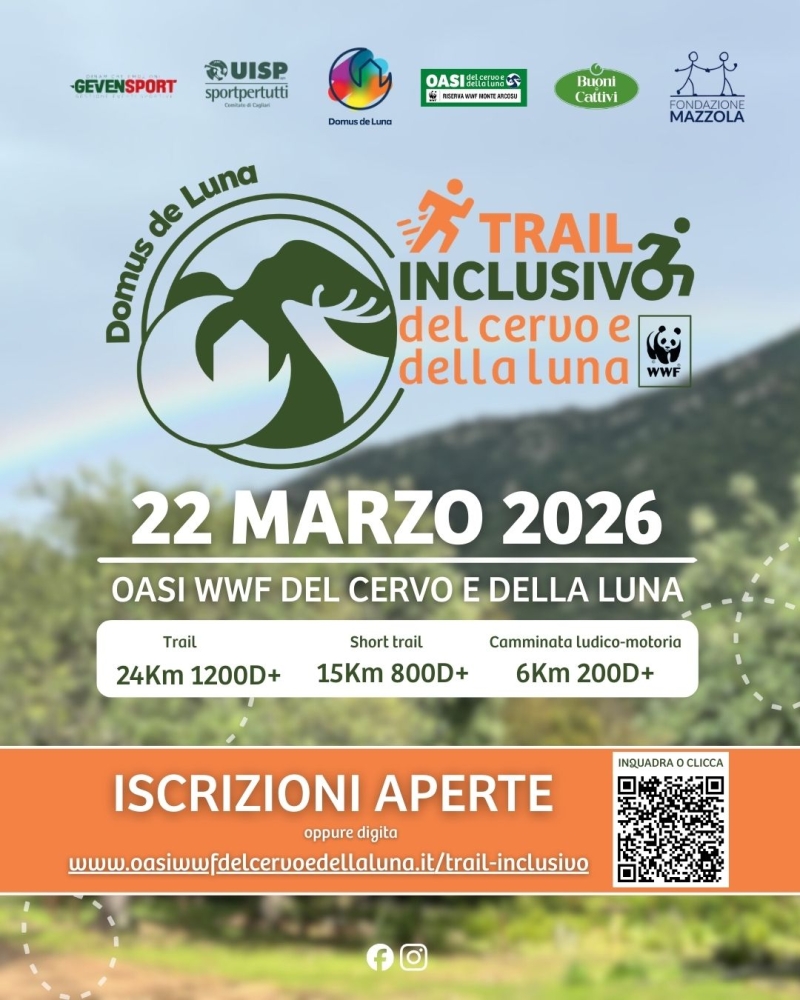 TRAIL INCLUSIVO DELL'OASI DEL CERVO E DELLA LUNA - Iscriviti