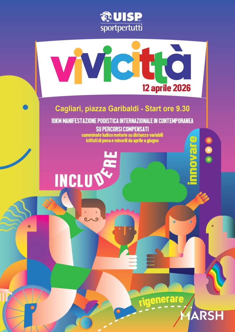 VIVICITTÀ CAGLIARI - CAMMINATA LUDICO MOTORIA 3,3KM - Iscriviti