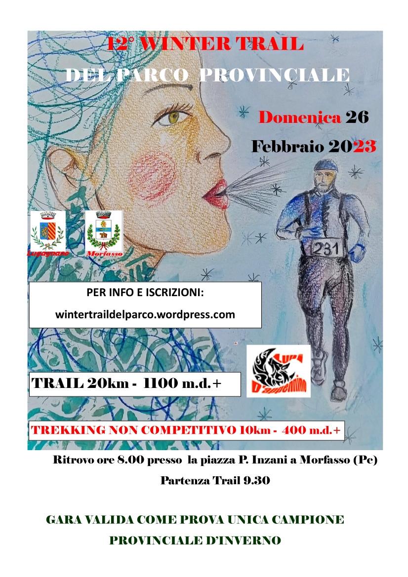 12º WINTER TRAIL DEL PARCO - Inskriba zaitez