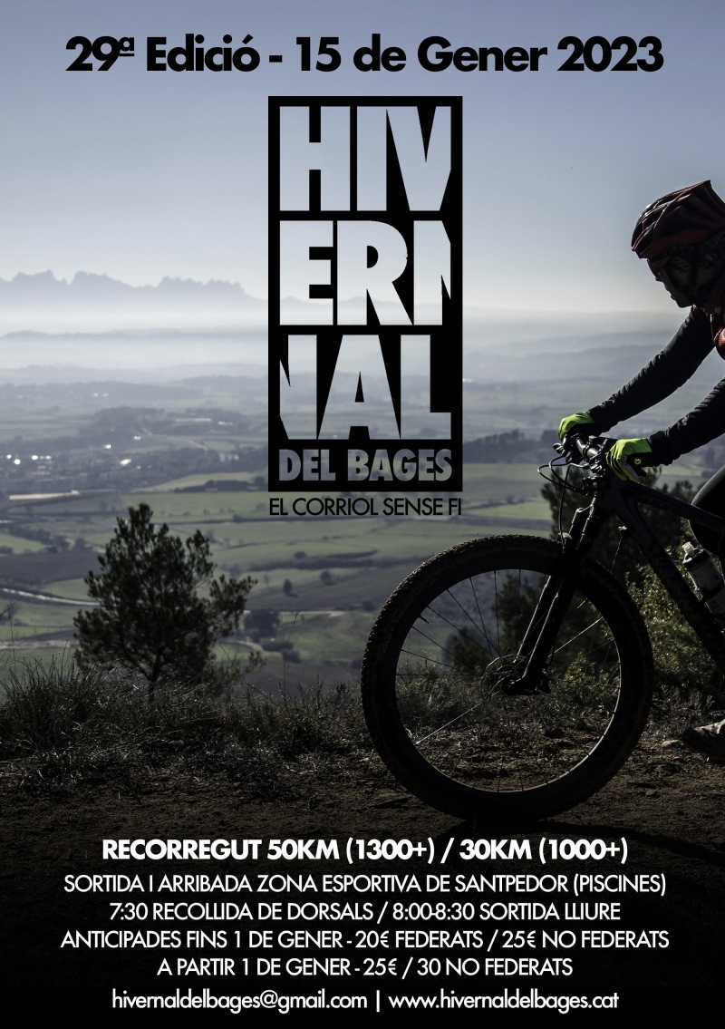 HIVERNAL DEL BAGES 2023 - Inscriu-te