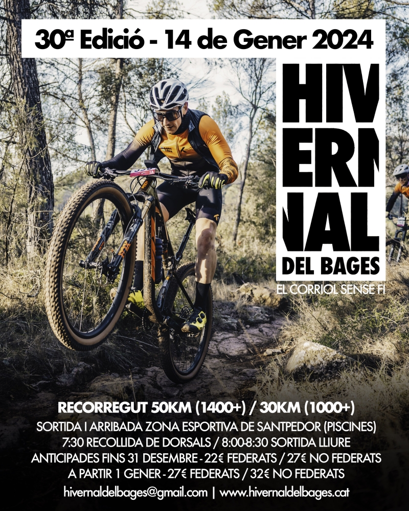 HIVERNAL DEL BAGES 2024 - Inscríbete