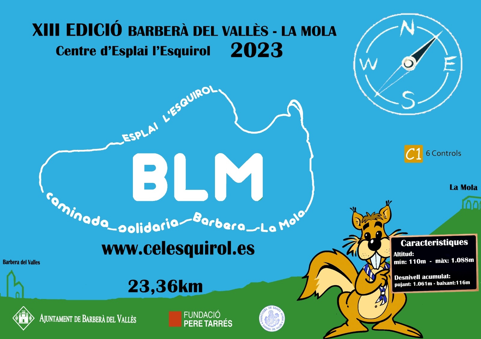 XIII CAMINADA SOLIDÀRIA BARBERÀ - LA MOLA - Inscríbete