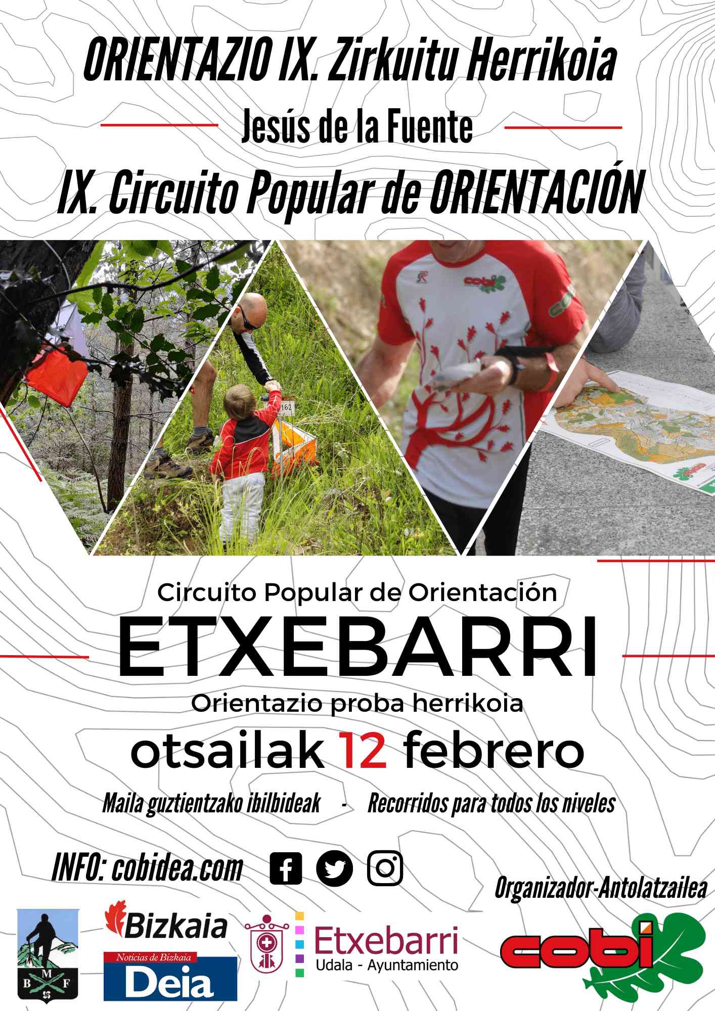 IX CIRCUITO POPULAR DE ORIENTACIÓN JESÚS DE LA FUENTE: ETXEBARRI - Register