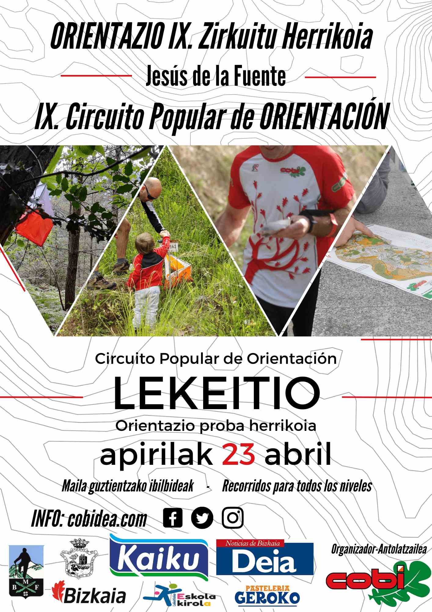 IX CIRCUITO POPULAR DE ORIENTACIÓN JESÚS DE LA FUENTE: LEKEITIO - Inscríbete