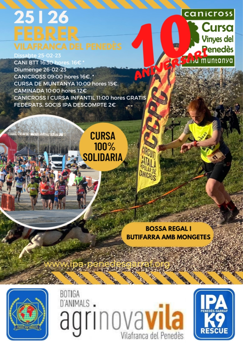 CURSA I CAMINADA VINYES DEL PENEDÈS - Register