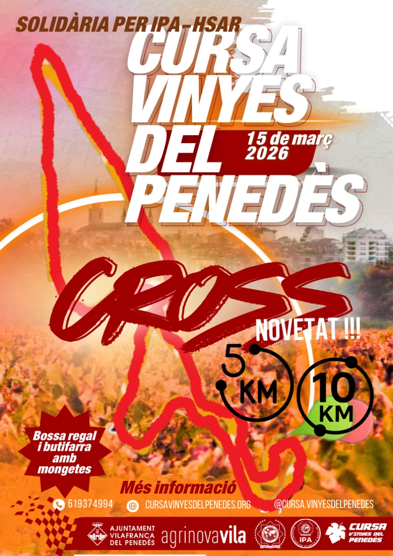 CROS 5KM - CURSA VINYES DEL PENEDES - Iscriviti