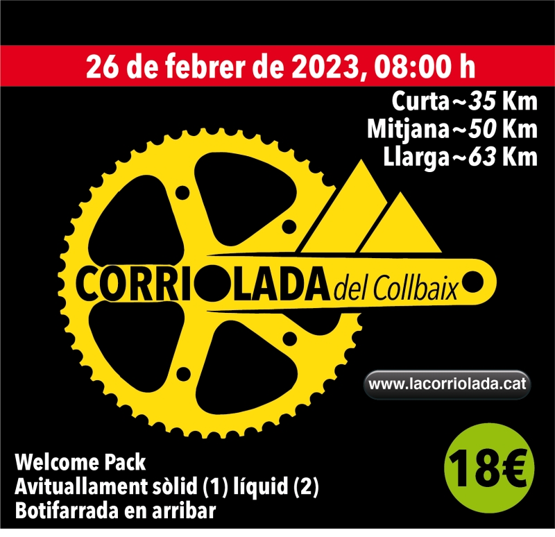 CORRIOLADA DEL COLLBAIX - Prijava