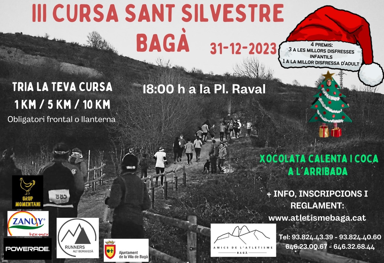 III - SANT SILVESTRE BAGÀ (10 KM) - Inscriu-te