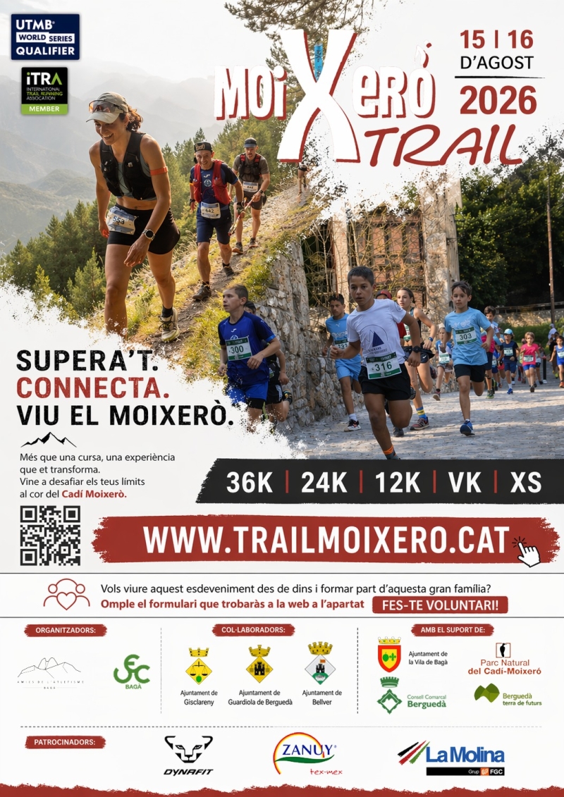 TRAIL MOIXERÓ 36KM, 24KM I 12KM. - Inscriu-te