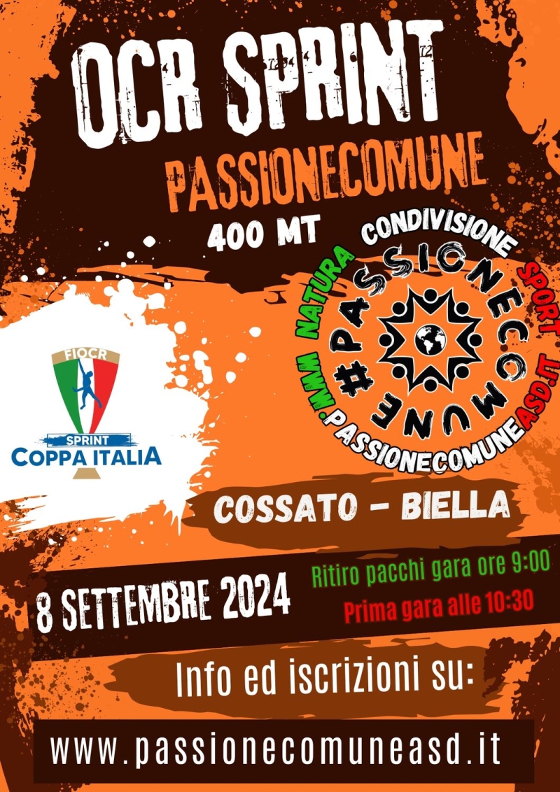 PASSIONECOMUNE SPRINT - Inscris-toi
