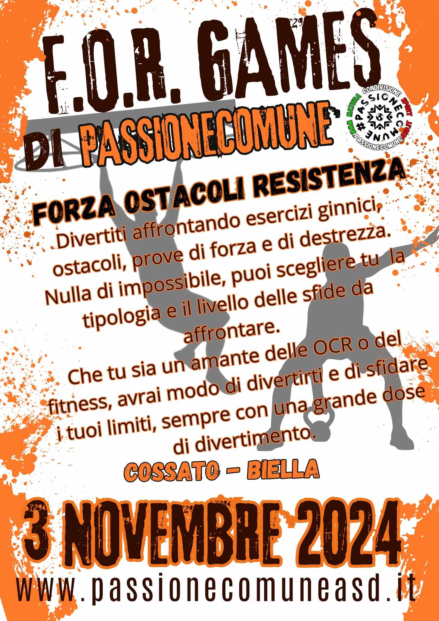 F.O.R. GAMES PASSIONECOMUNE - Inscris-toi