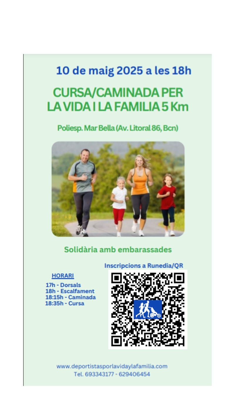 CURSA PER LA VIDA - Register