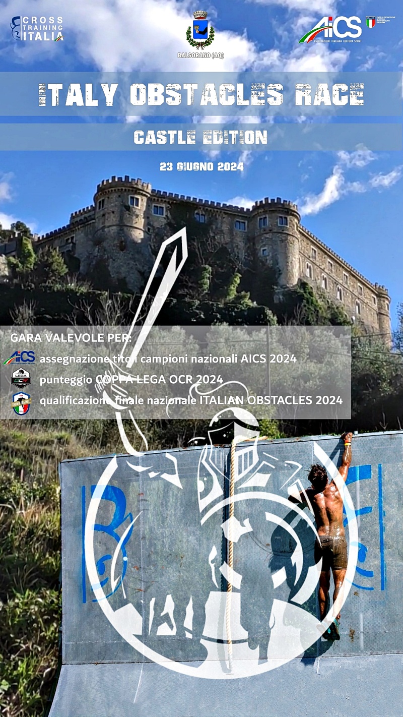 ITALY OBSTACLES RACE - CASTLE EDITION - Inscreva-se