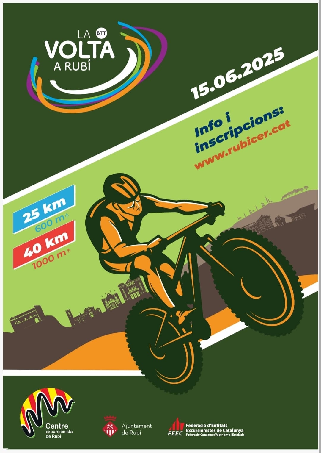 BTT VOLTA A RUBÍ 2025 - Inscriu-te