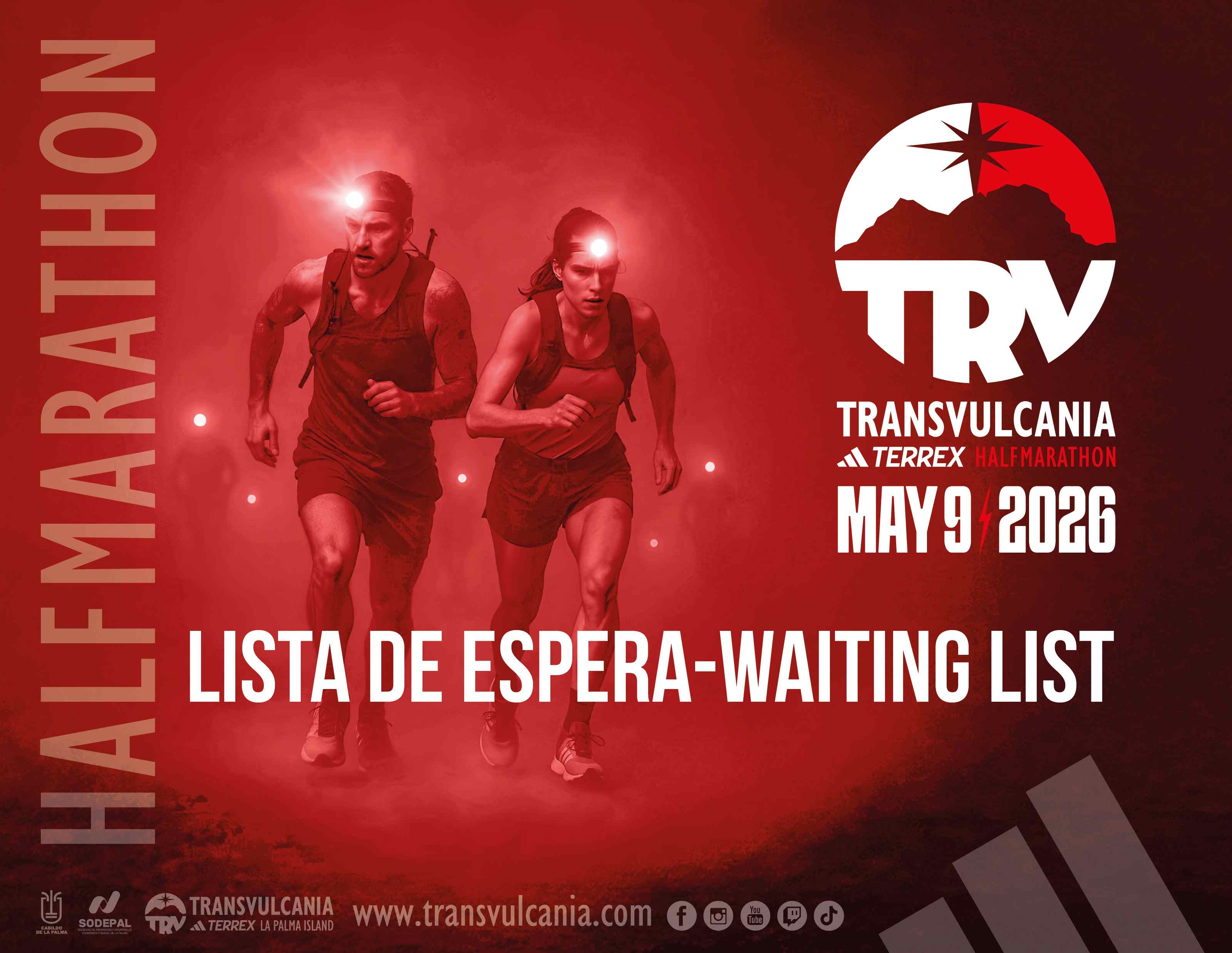 LISTA DE ESPERA MEDIA MARATÓN TRANSVULCANIA 2026 - Register