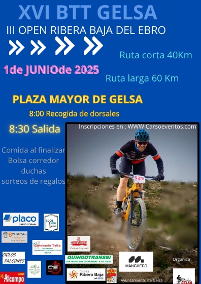 XVI BTT GESLA - Inscríbete