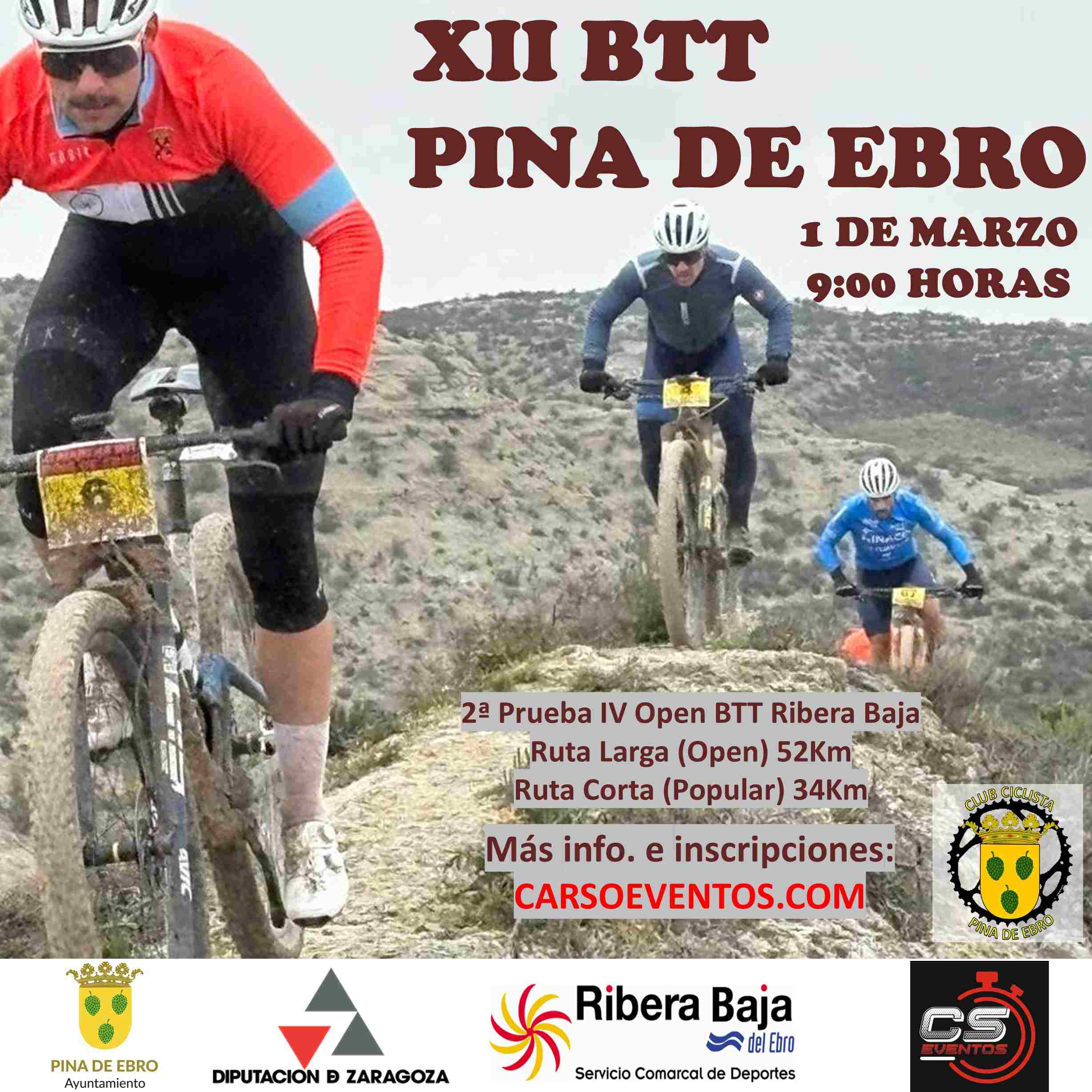 XII BTT PINA DE EBRO  - Inscriu-te
