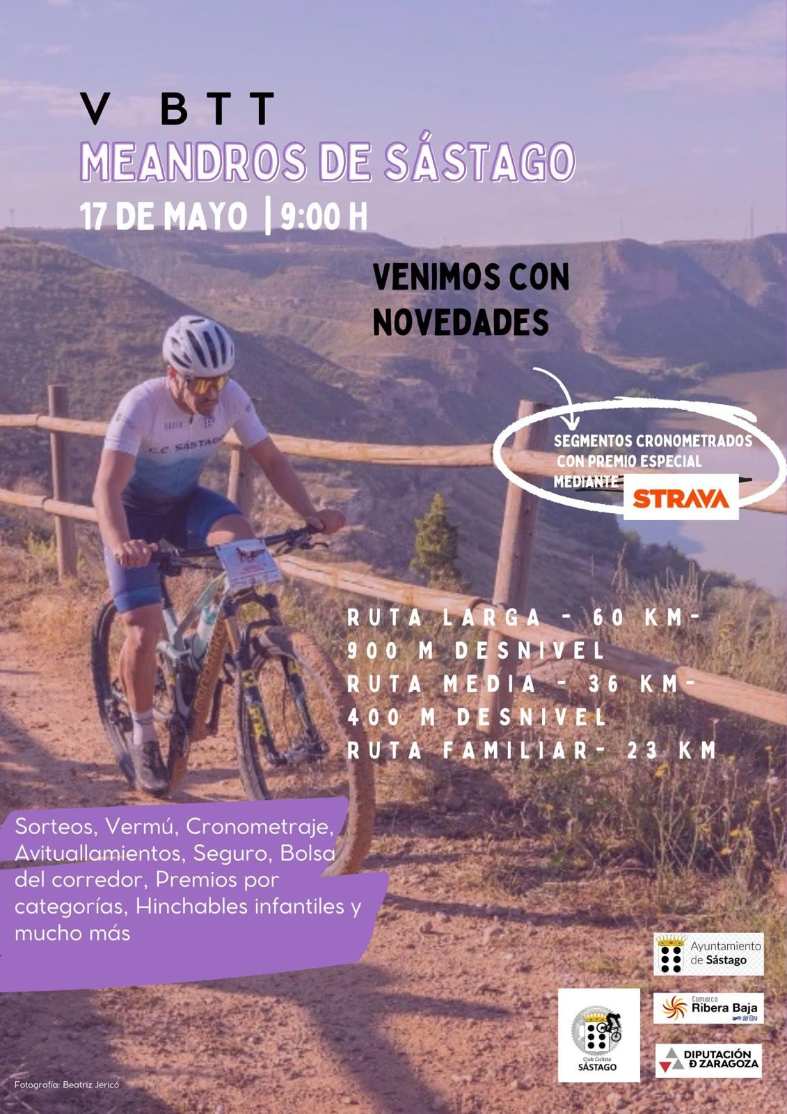 V BTT MEANDROS DE SASTAGO - Inscríbete