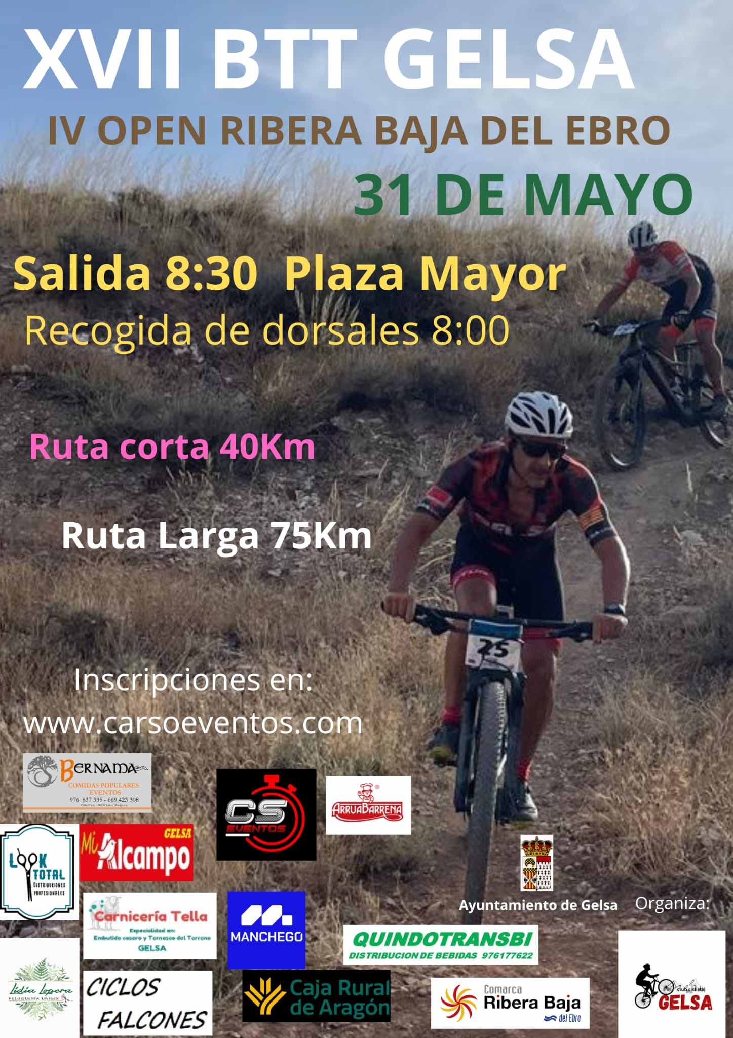 XVII BTT GELSA - Inscríbete