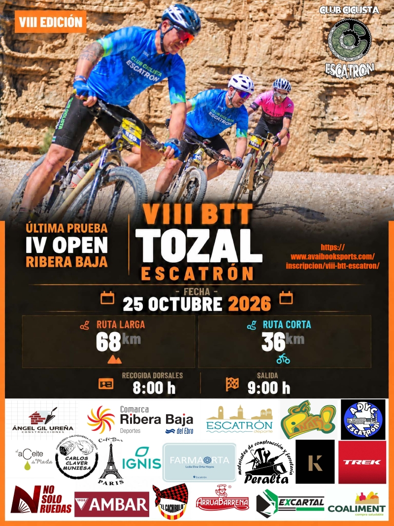 VIII BTT ESCATRON - Inscríbete