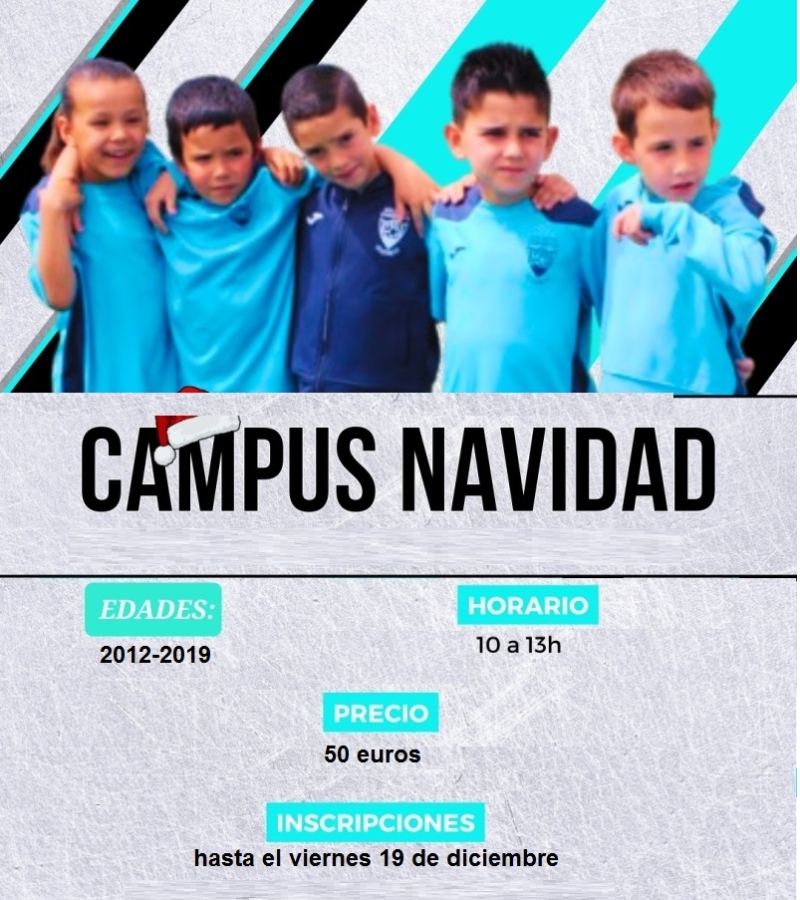 III CAMPUS DE FÚTBOL NAVIDAD CAMARETAS - Inscríbete