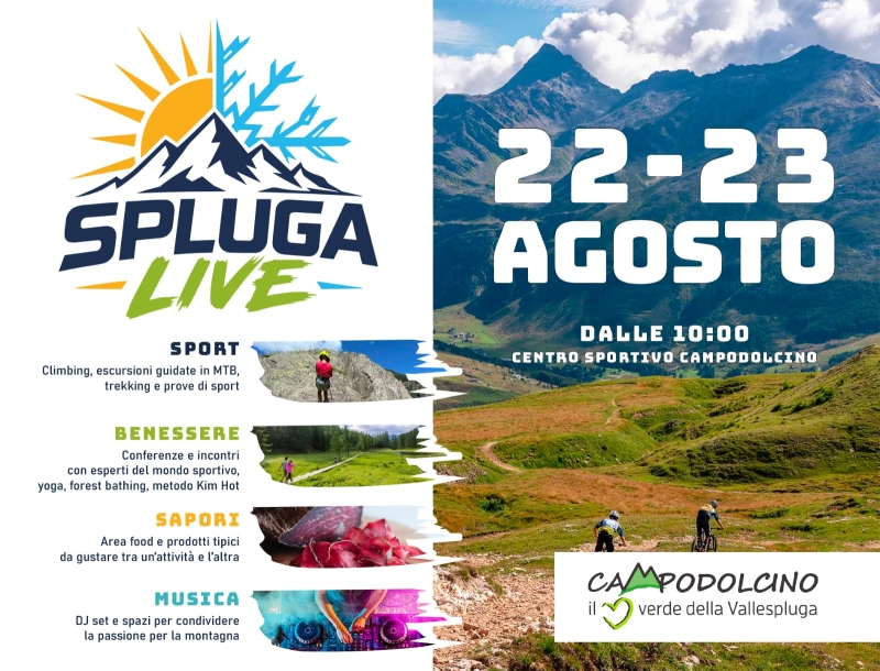 SPLUGA LIVE - Iscriviti