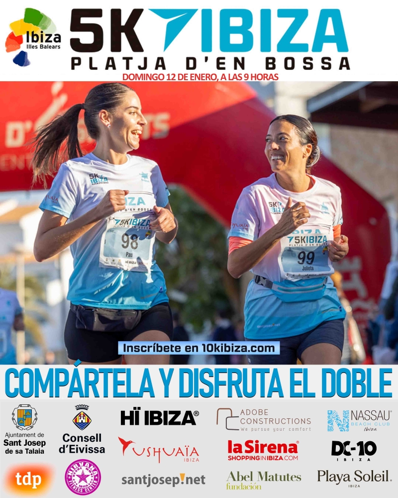 5K IBIZA-PLATJA D' EN BOSSA - Inscríbete