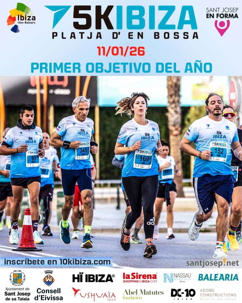 5K IBIZA-PLATJA D' EN BOSSA - Inscríbete