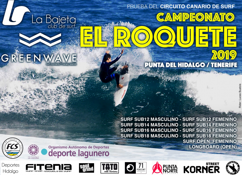 CAMPEONATO DE SURF EL ROQUETE - Inscreva-se