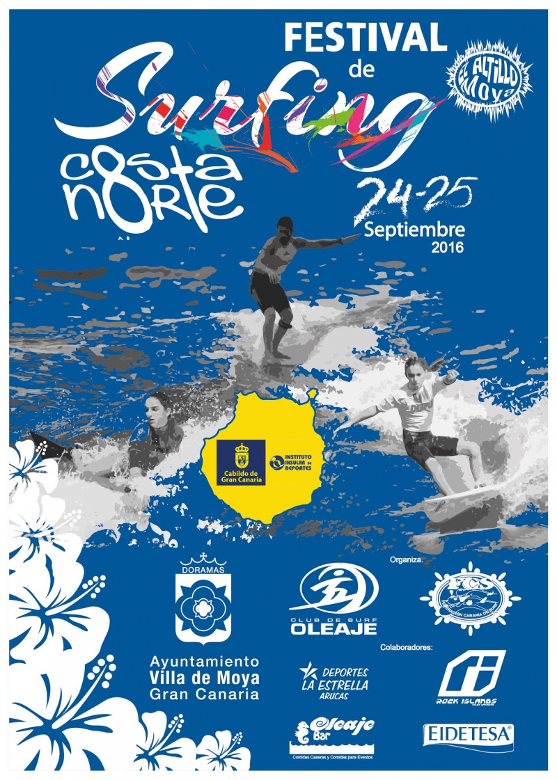 FESTIVAL DE SURFING COSTA NORTE VILLA DE MOYA - Inscríbete