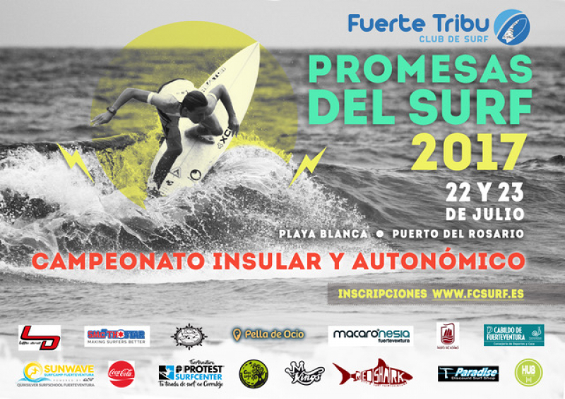 CAMPEONATO INSULAR Y AUTONOMICO PROMESAS DEL SURF PLAYA BLANCA- FUERTEVENTURA - Inscríbete
